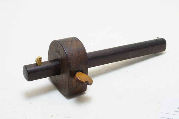 LOVELY THOMAS TURNER ROSEWOOD SLITTING & MARKING GAUGE