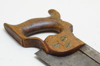 LOVELY HEARNSHAW BROS. EARLY SPLIT NUT BACK SAW - 12" 14 TPI