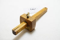 STANLEY SW NO. 65 BOXWOOD BRASS MARKING GAUGE