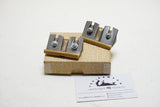 RARE NOS PAIR OF DOUBLE FLAT + CURVED BOTTOM BRONZE FINGER PLANES - ALDON