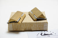 RARE NOS PAIR OF DOUBLE FLAT + CURVED BOTTOM BRONZE FINGER PLANES - ALDON