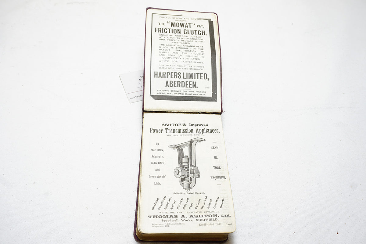 THE PRACTICAL ENGINEER POCKET BOOK AND DIARY - 1915 – Ted Dawson ...
