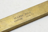 RARE HEAVY RABONE BRASS & EBONY ULLAGE DIP RULE