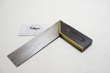 FINE STANLEY SWEETHEART NO. 2 COMBINATION TRY + MITER SQUARE - 7"