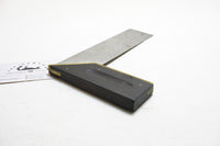 FINE STANLEY SWEETHEART NO. 2 COMBINATION TRY + MITER SQUARE - 7"