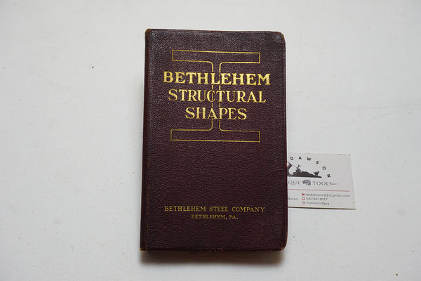 BETHLEHEM STRUCTURAL SHAPES S-27 CATALOG - 1928