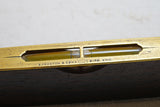 UNCOMMON E PRESTON ROSEWOOD & BRASS TORPEDO LEVEL - 9"