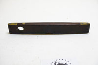 UNCOMMON E PRESTON ROSEWOOD & BRASS TORPEDO LEVEL - 9"