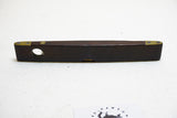 UNCOMMON E PRESTON ROSEWOOD & BRASS TORPEDO LEVEL - 9"