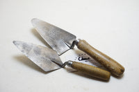 PAIR OF PLASTERER'S TROWELS - DISSTON + TYZACK & SON