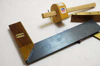 MINTY LOT OF ENGLISH MEASURING & LAYOUT TOOLS