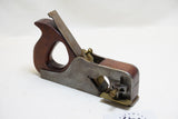 UNUSUAL HANDLED MAHOGANY INFILL DOVETAILED RABBET PLANE