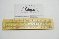 NICE EARLY UNIS PROMOTIONAL POCKET SLIDE RULE - HARDINGE CO.