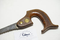 FINE EARLY E. C. ATKINS COMPASS COMPASS SAW - 8 TPI