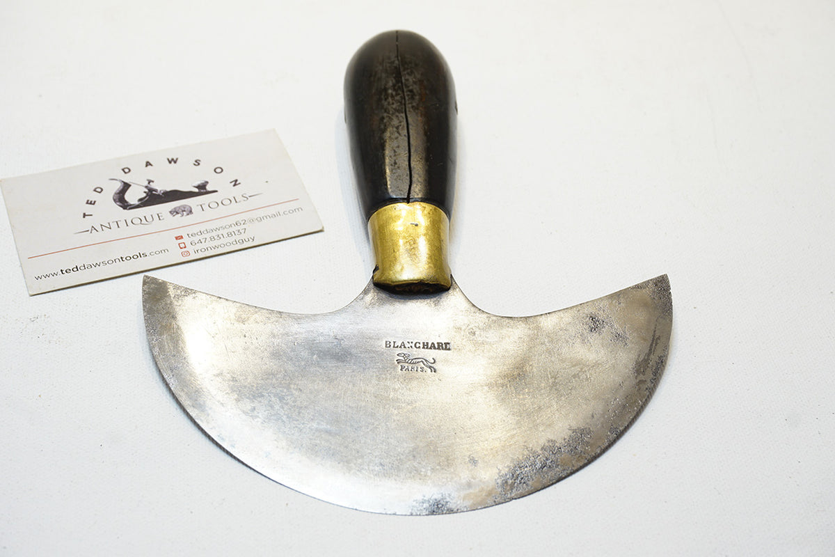 BEAUTIFUL BLANCHARD LEATHERWORKING HEAD / ROUND KNIFE Ted Dawson