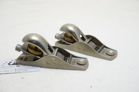 RARE LIMITED EDITION LIE NIELSEN NO. 102 + 103 WHITE BRONZE BLOCK PLANES