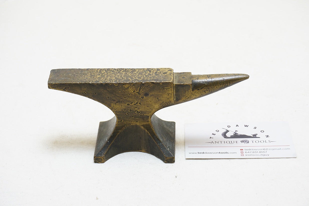 EARLY LARGE 'MINIATURE' BRONZE ANVIL – Ted Dawson Antique Tools