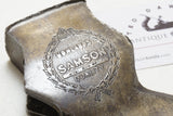 BEAUTY HOWLAND'S SAMSON HEWING HATCHET HEAD - PERFECT ETCH