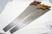 WORKING PAIR OF DISSTON D-8 RIP SAWS - 🍁