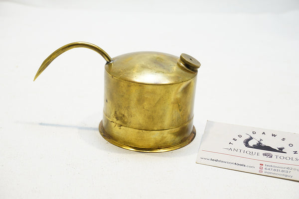 VERY UNUSUAL BRASS OIL CAN