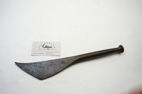 LARGE EARLY HAND FORGED ARCHED SHIPWRIGHT'S CAULKING IRON