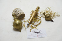 LOT OF 3 BRASS PLUMB BOBS