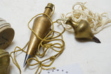 LOT OF 3 BRASS PLUMB BOBS