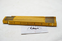 RARE STANLEY NO. 806EM METRIC ZIGZAG RULE - OBSOLETE 'PULGADA'