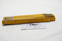 RARE STANLEY NO. 806EM METRIC ZIGZAG RULE - OBSOLETE 'PULGADA'