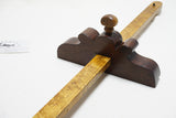 STUNING BIRDSEYE MAPLE AND MAHOGANY PANEL SLITTING GAUGE - 24"