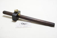 LOVELY MAHOGANY & BRASS DOUBLED ENDED MARKING GAUGE