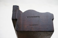 FINE V. A. EMOND CROWN MOULDING PLANE WITH PARTIAL PAPER LABEL!