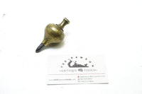 EXQUISITE EARLY BRASS PLUMB BOB - 6 OZ