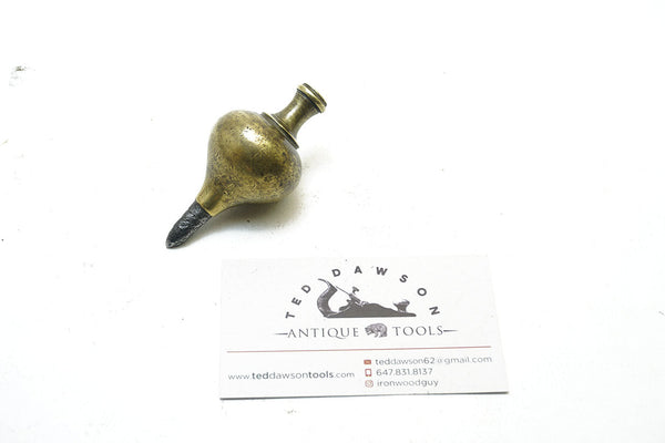 Brass plumb deals bob vintage