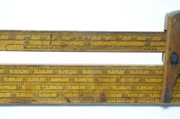 RARE "MILLERS SCALE & BEAM RULE PAT. ORDERED ISSUED"
