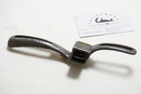FINE SNELL & ATHERTON CAST IRON AND BRASS CURVED LEATHER SHAVE