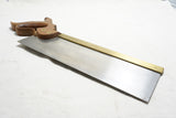 UNUSED WENZLOFF & SONS BRASS BACK SAW - 12" , 13 TPI