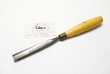 S. J. ADDIS NO. 8 STRAIGHT GOUGE - 3/4" WITH BOXWOOD HANDLE