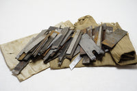 LARGE LOT OF 53 MISCELLANEOUS COMBINATION PLANE CUTTERS - 45, 55, 50 &&