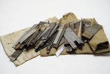 LARGE LOT OF 53 MISCELLANEOUS COMBINATION PLANE CUTTERS - 45, 55, 50 &&