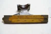 UNCOMMON UPSON NUT NO. 59 DOUBLE ARCH FOLD RULE - 2 FT 2 FOLD