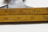 UNCOMMON UPSON NUT NO. 59 DOUBLE ARCH FOLD RULE - 2 FT 2 FOLD