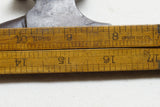 UNCOMMON UPSON NUT NO. 59 DOUBLE ARCH FOLD RULE - 2 FT 2 FOLD