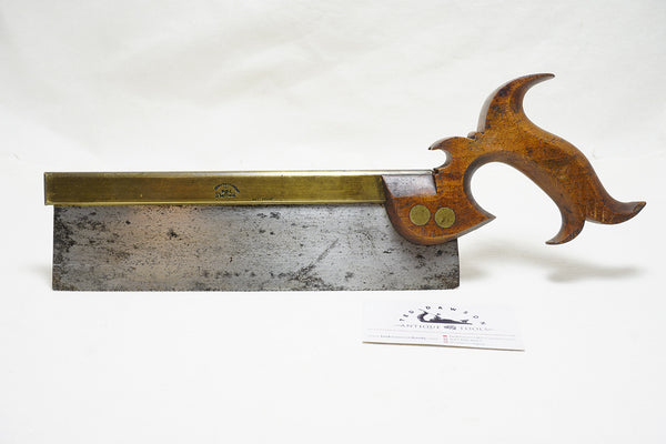 EXCEPTIONAL CA 1850 SPEAR & JACKSON BRASS BACK DOVETAIL SAW - 10"
