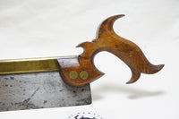 EXCEPTIONAL CA 1850 SPEAR & JACKSON BRASS BACK DOVETAIL SAW - 10"