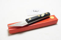 SWEET FRENCH ÉBÈNE RIGHT HANDED MARKING / STRIKING KNIFE MIB