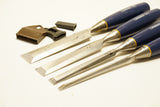 SET OF 4 MADE IN JAPAN CHISELS - 1/4" ~ 1"