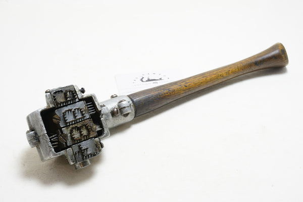 BIZARRE KETCHUM MFG ADJUSTABLE TYPE MEAT MARKING TOOL 🍁