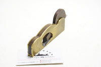 SWEET DIMINUTIVE BRONZE & ROSEWOOD SHOULDER RABBET PLANE - 1/2"
