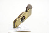 SWEET DIMINUTIVE BRONZE & ROSEWOOD SHOULDER RABBET PLANE - 1/2"
